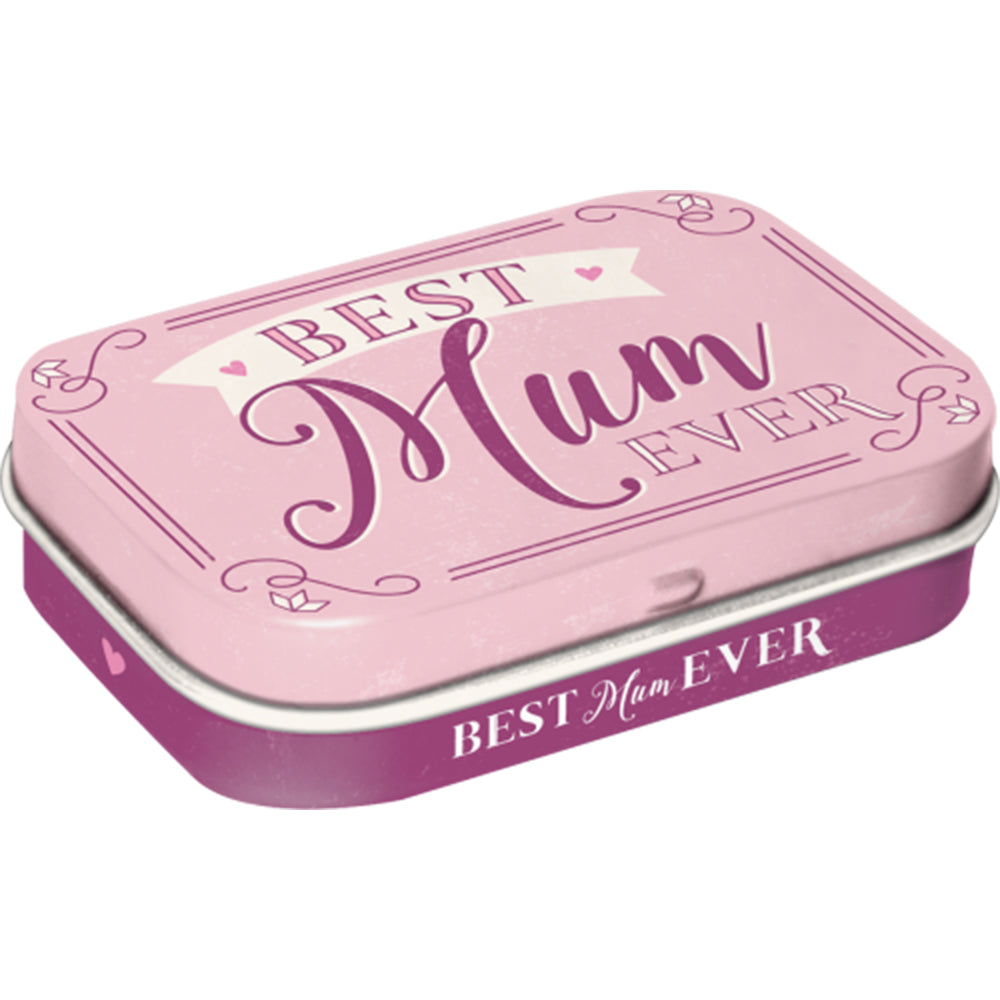 Best Mum Ever | 15g Sugar Free Mint Tin | Cracker Filler | Mini Gift