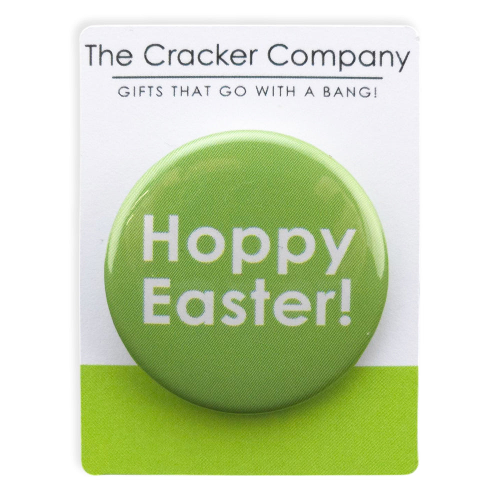 Hoppy Easter! | 38mm Button Pin Badge | Mini Gift | Cracker Filler
