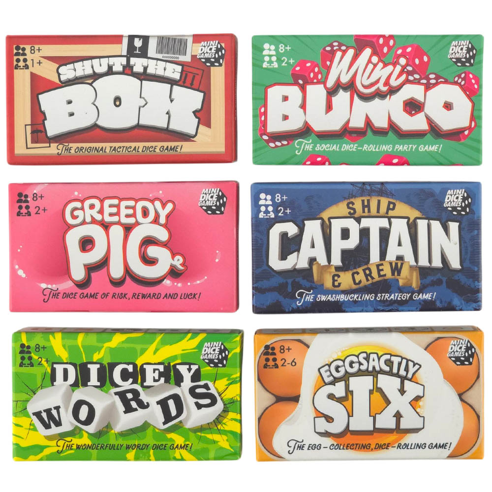 Mini Dice Games for Kids & Adults | Little Gift | Cracker Filler
