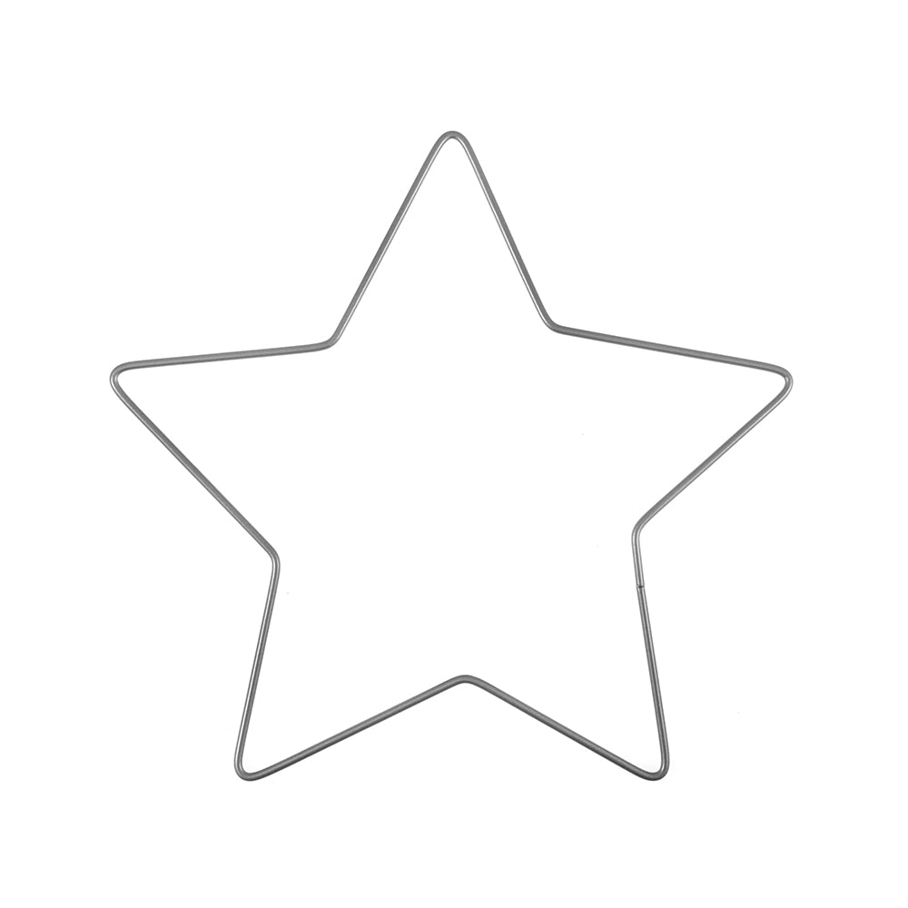 Metal Christmas Star | 20 or 25cm | Gold or Silver | Crafts & Floristry Projects