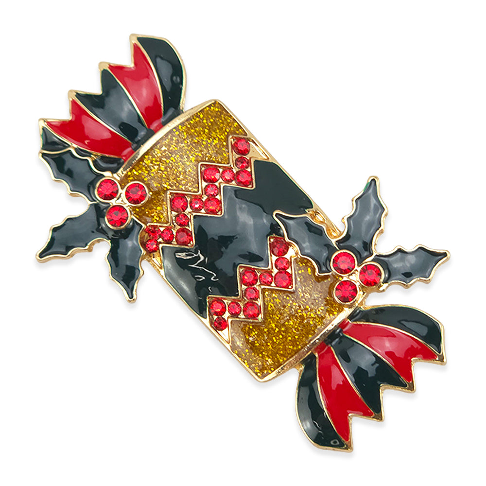 Enamel Brooch | Christmas Cracker Design | Little Gift