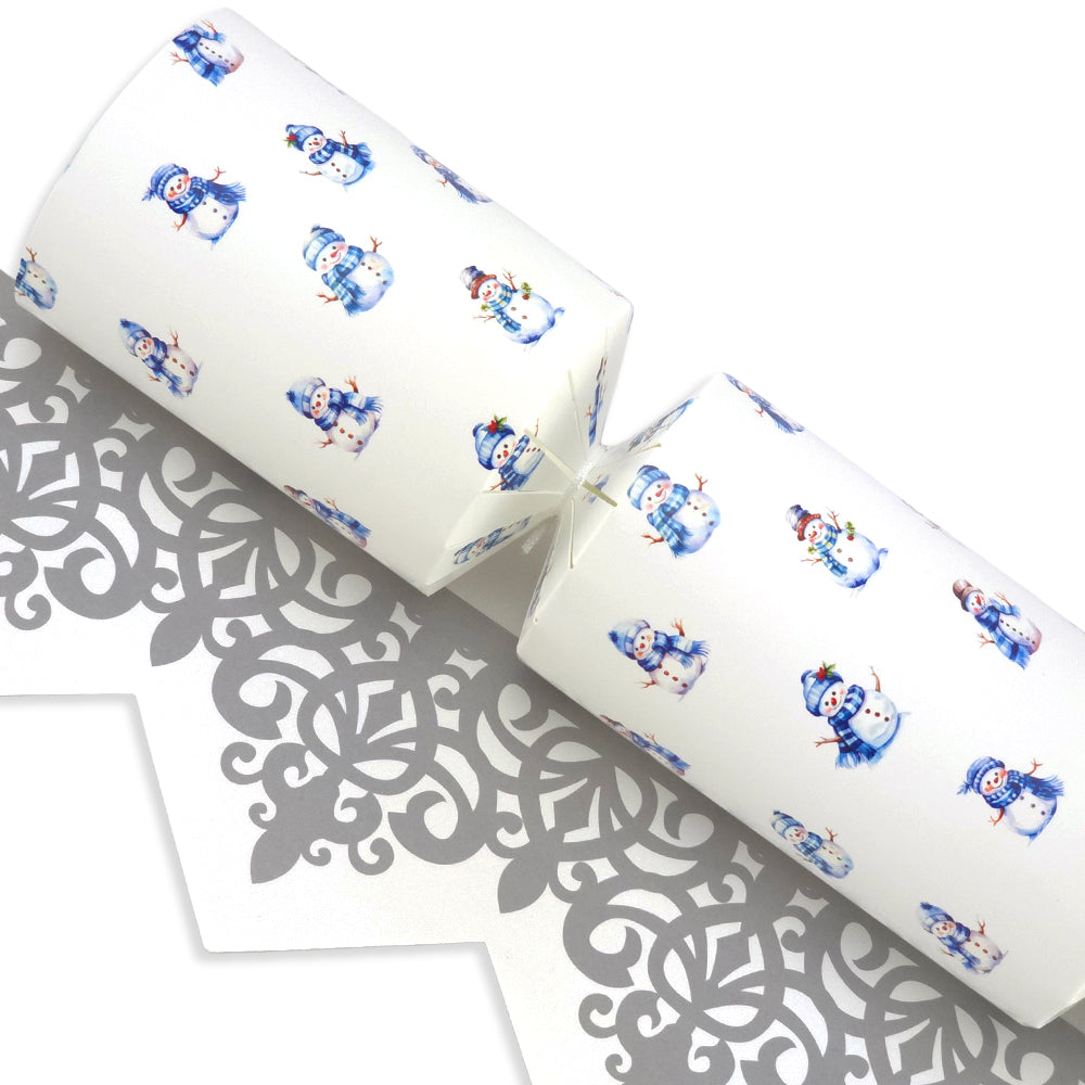 Chilly Blue Snowmen | Cracker Making Craft Kit | Make & Fill Your Own