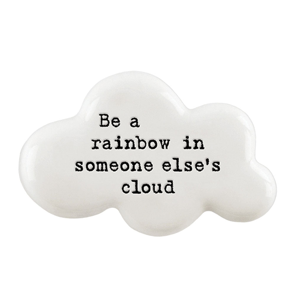 A Rainbow In Someone's Cloud | Porcelain Cloud Token | Mini Cracker Filler
