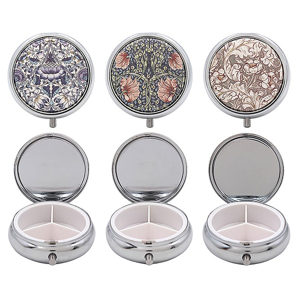 William Morris | Metal Pill Box | Single | Mini Gift | Cracker Filler