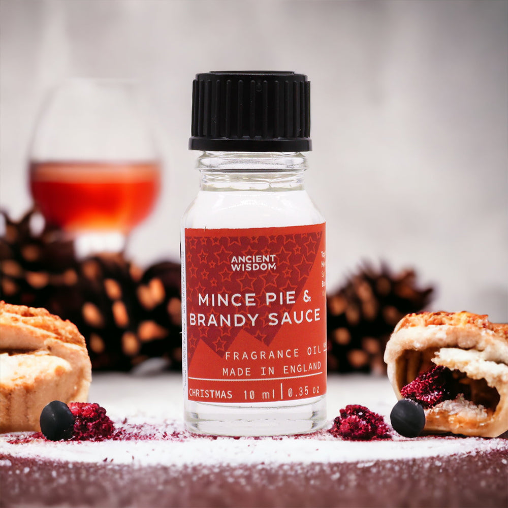 Mince Pie & Brandy Sauce | Fragrance Oil | 10ml | Mini Gift | Cracker Filler