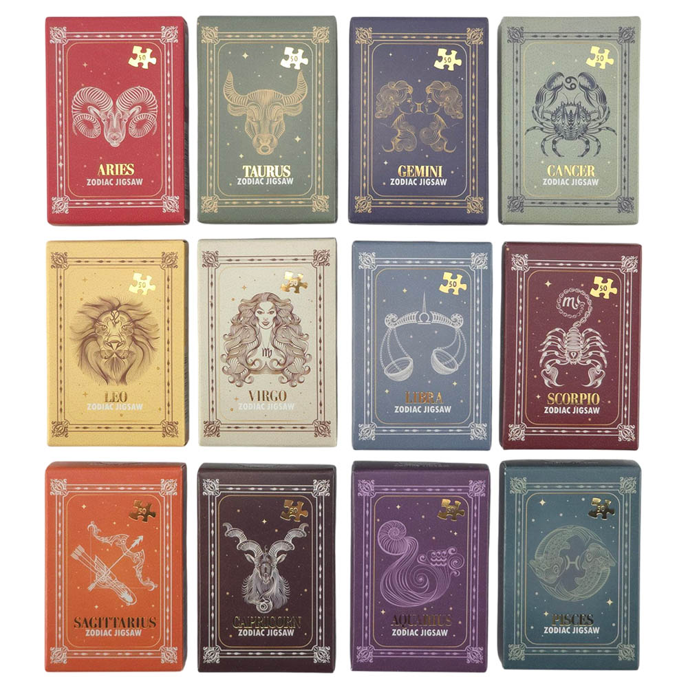 Star Signs | Zodiac Mini Jigsaw Puzzle | 50 Pcs | Little Gift | Cracker Filler