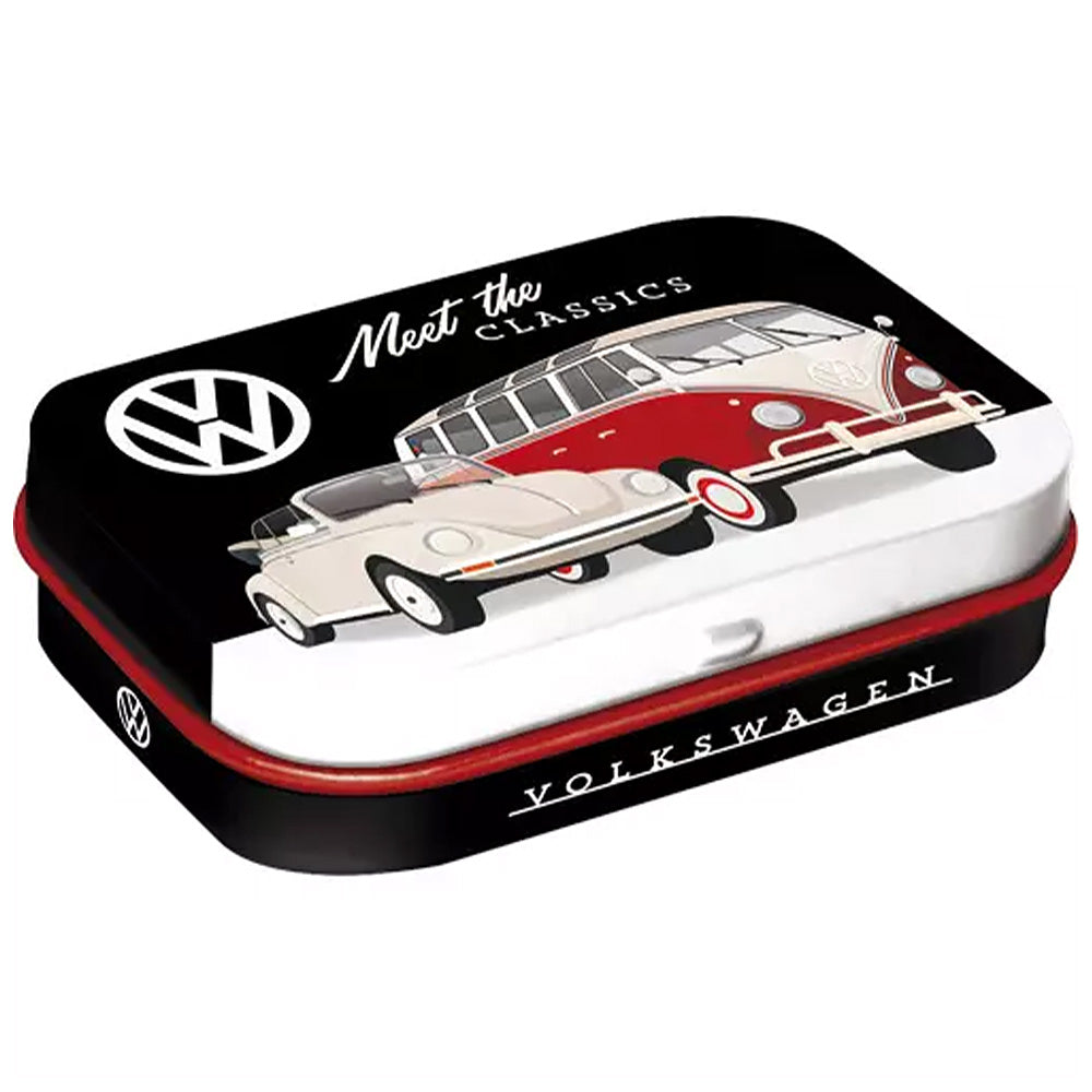 VW | Meet the Classics | 15g Sugar Free Mint Tin | Cracker Filler | Mini Gift
