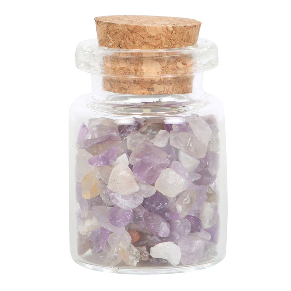 A Little Jar of Calm | Amethyst Crystals | Matchbox Gift | Cracker Filler