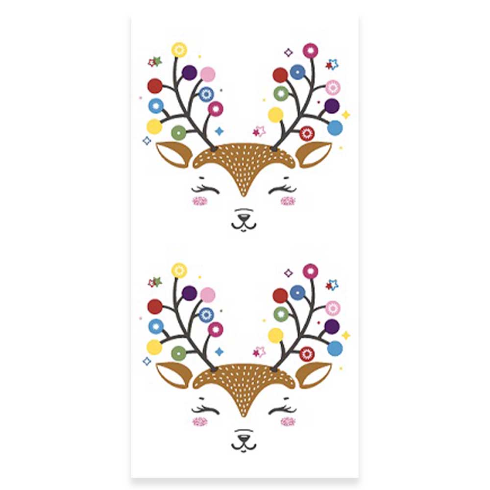 Cute Christmas Reindeer | Pocket Size Tissue Pack | Little Gift | Cracker Filler