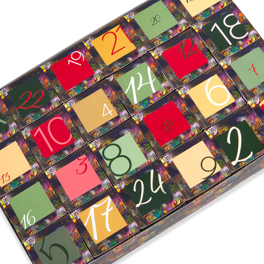 Advent Calendar Making Kit | 24 Cube Boxes & Outer Box | Kids Nativity