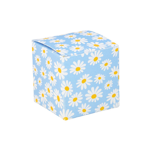 Daisy Loves Blue | Little Gift Box | 5cm Cube | Single or 6 Boxes