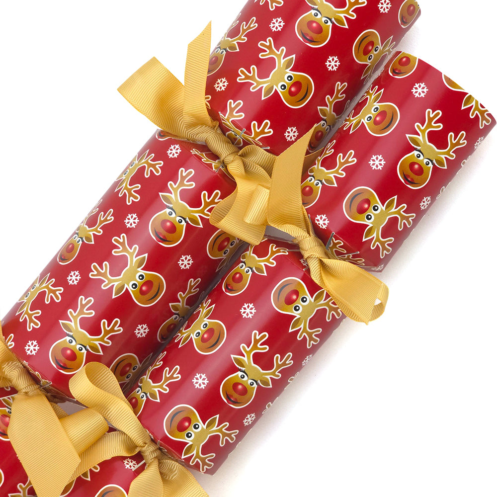 Cheery Rudolph | Christmas Cracker Making Craft Kit | Make & Fill Your Own