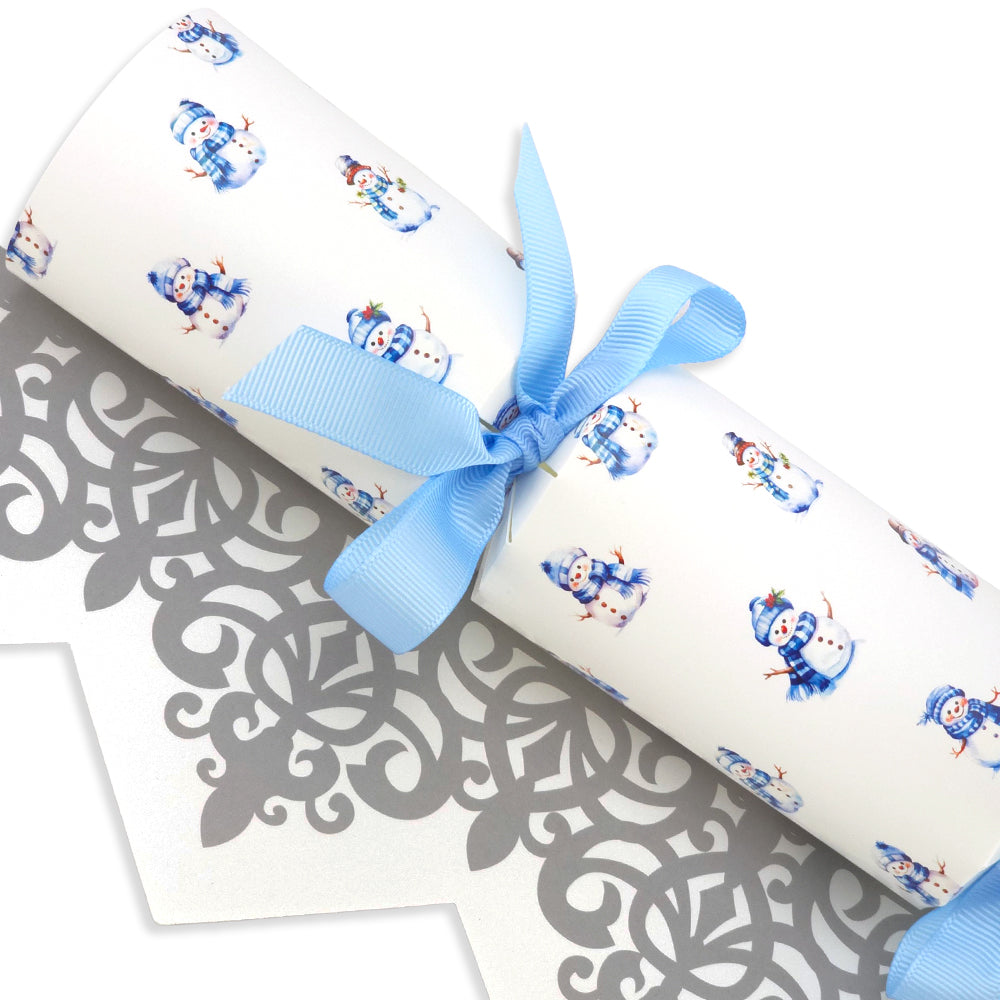 Chilly Blue Snowmen | Cracker Making Craft Kit | Make & Fill Your Own