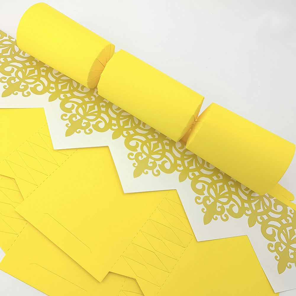 Bright Yellow | Cracker Making DIY Craft Kits | Make Your Own | Eco Recyclable