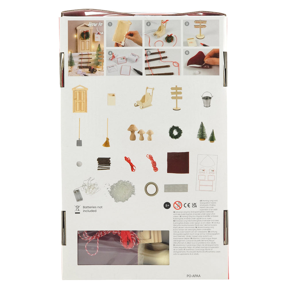 Elf Door Scene | Complete Christmas Craft Kit