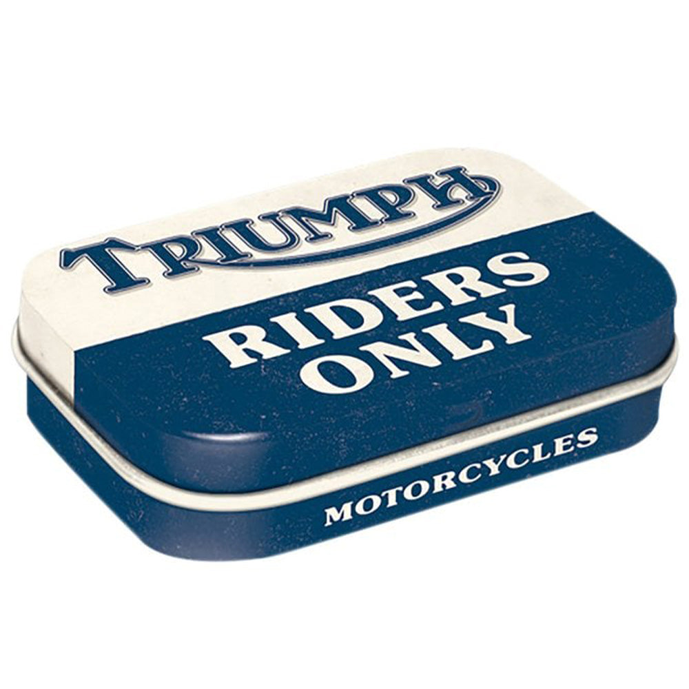 Triumph Riders Only | 15g Sugar Free Mint Tin | Cracker Filler | Mini Gift