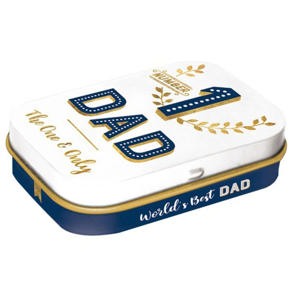 Number 1 Dad | 15g Sugar Free Mint Tin | Cracker Filler | Mini Gift