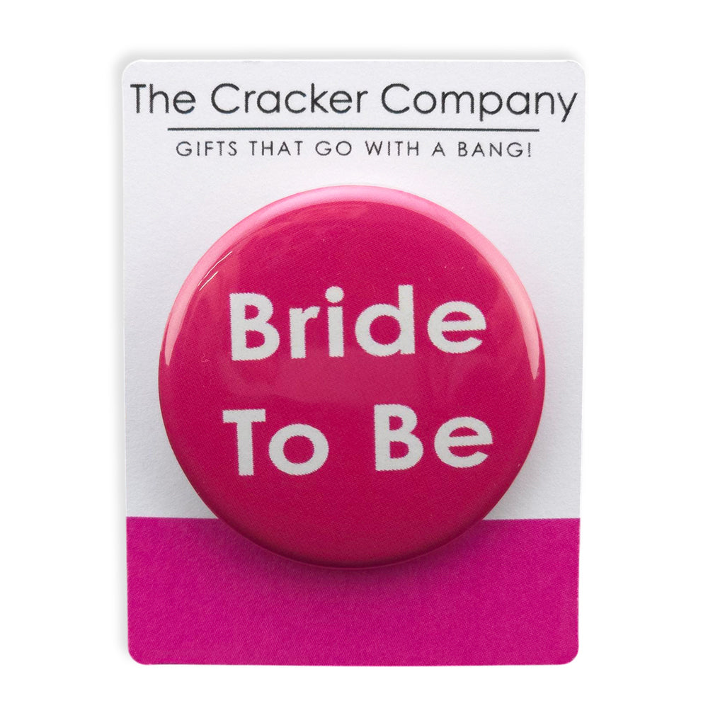 Bride To Be | 38mm Button Pin Badge | Little Gift | Hen Party Cracker Filler