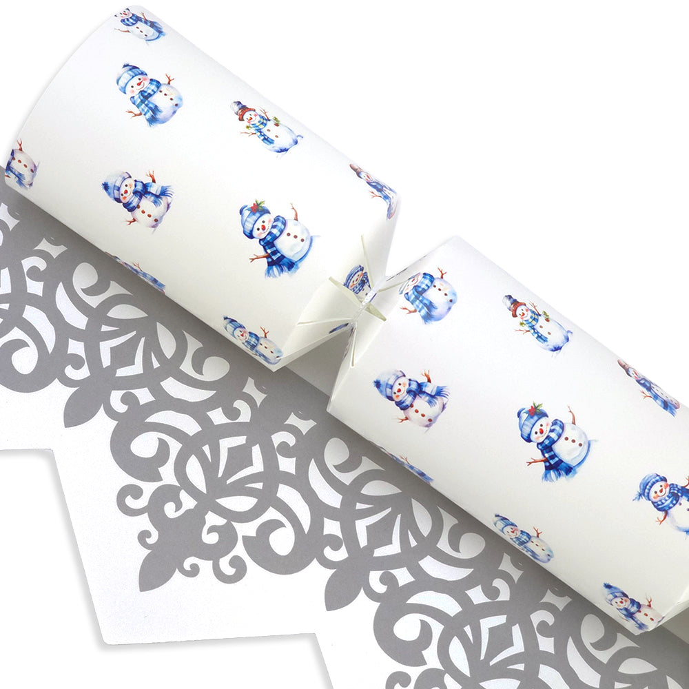 Chilly Blue Snowmen | Cracker Making Craft Kit | Make & Fill Your Own