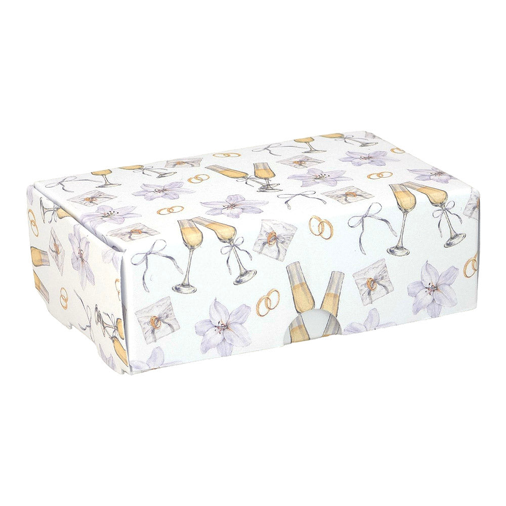 Champagne Wedding | Little Gift Box | Soap Bar Sized | Single or 6 Boxes | 57x88x30mm