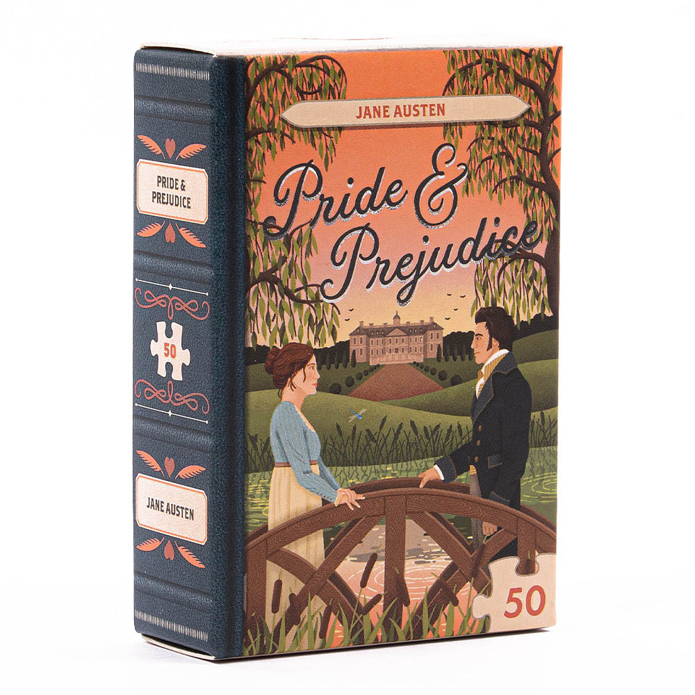 Retro Book Style Mini Jigsaw Puzzles | 50 Pcs | Little Gift | Cracker Filler