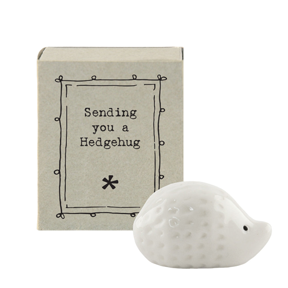 Sending You a Hedgehug | Porcelain Hedgehog | Little Gift | Cracker Filler