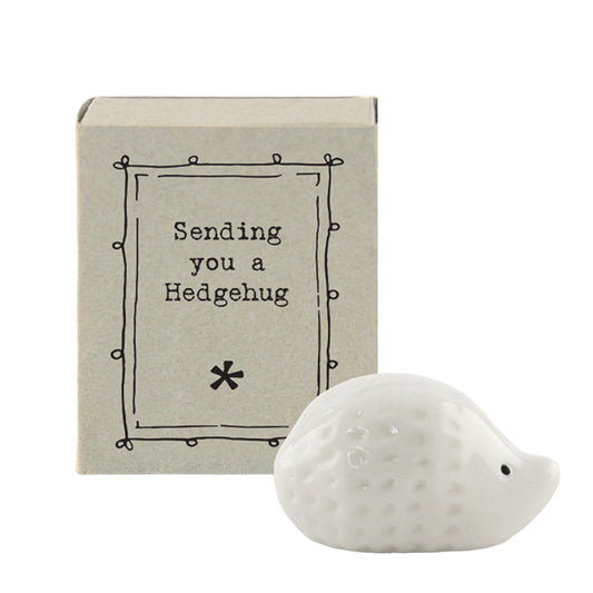 Sending You a Hedgehug | Porcelain Hedgehog | Little Gift | Cracker Filler