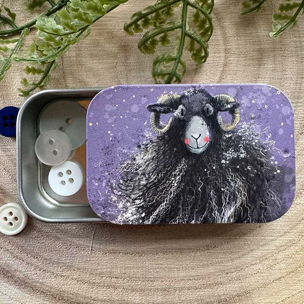 Black Sheep | Little Slide Shut Tin to Fill | Mini Gift | Cracker Filler
