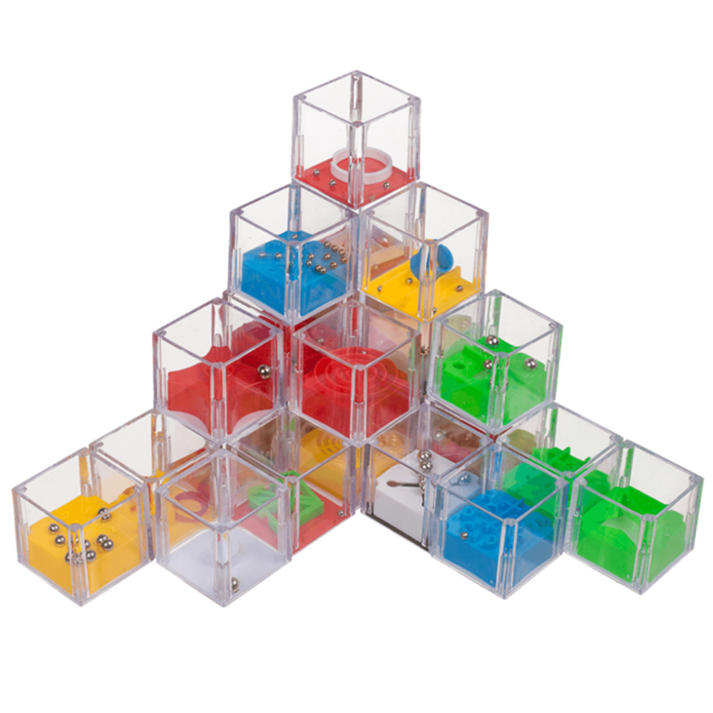 Mini Ball Balance Cube Games | 3.5cm Wide | Little Gift Cracker Filler