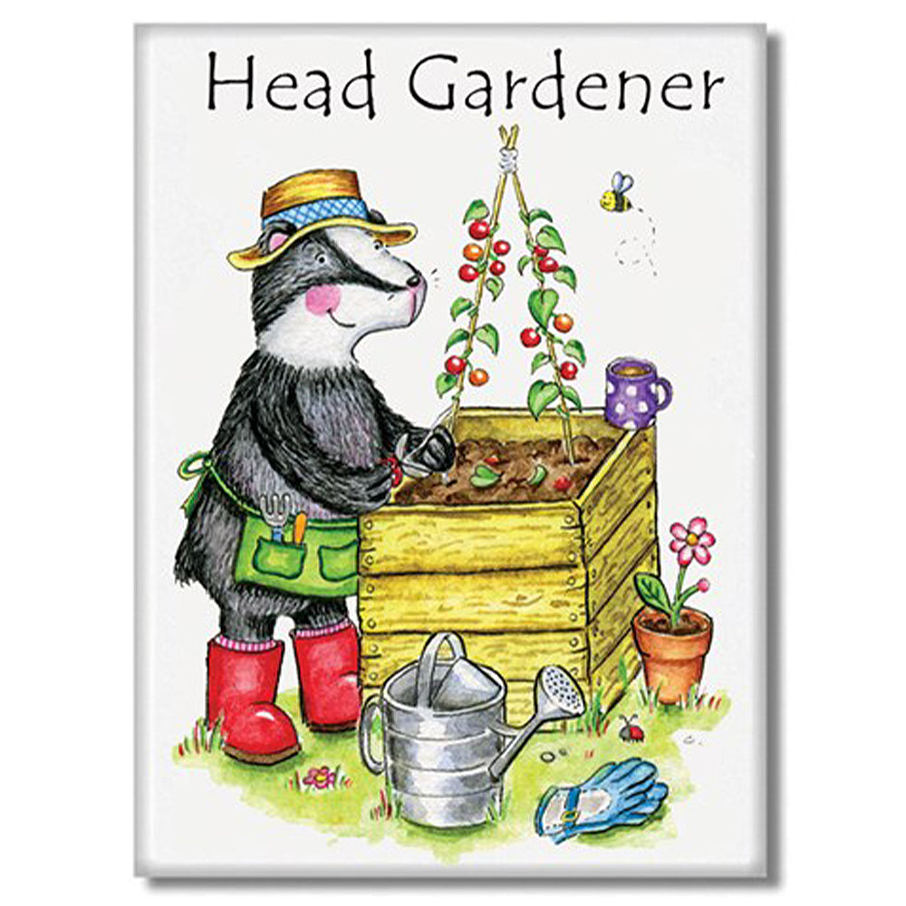 Head Gardener | Funny Magnet for Men | Little Cracker Filler Gift