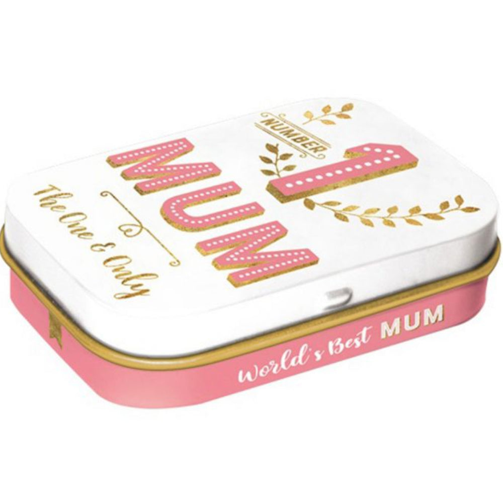 Number 1 Mum | 15g Sugar Free Mint Tin | Cracker Filler | Mini Gift