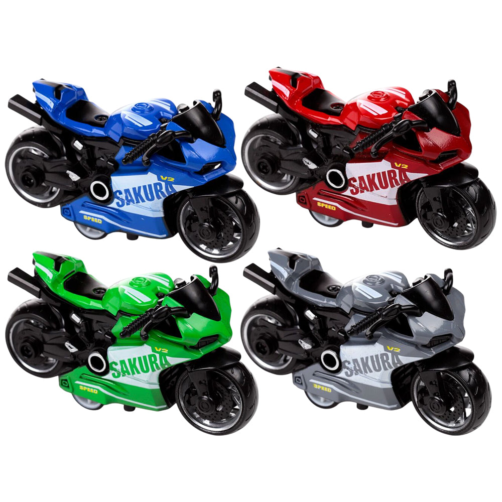 Motorbike | Pull Back Action Toy | Single | Little Gift | Cracker Filler