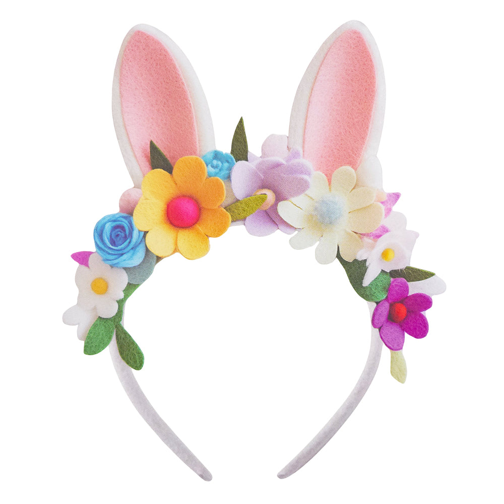 Easter Floral Headband Craft Kit | Make Your Own Bunny Ears for Kids