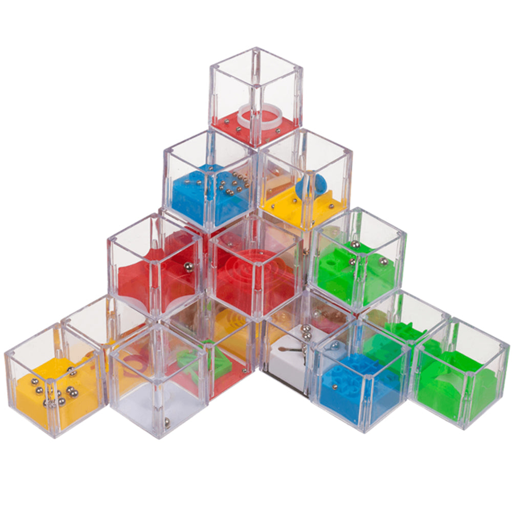Mini Ball Balance Cube Games | 3.5cm Wide | Little Gift Cracker Filler