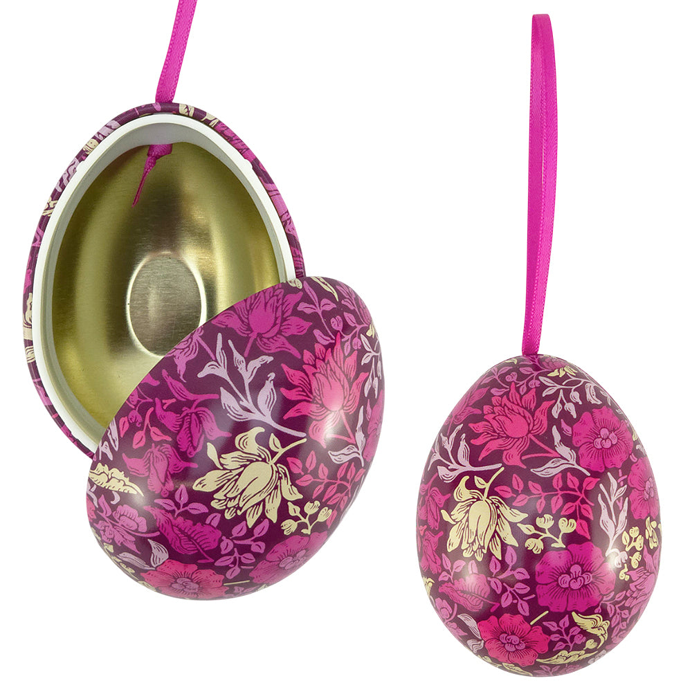 William Morris | Fillable Easter Two-Part Hanging Tinware Eggs