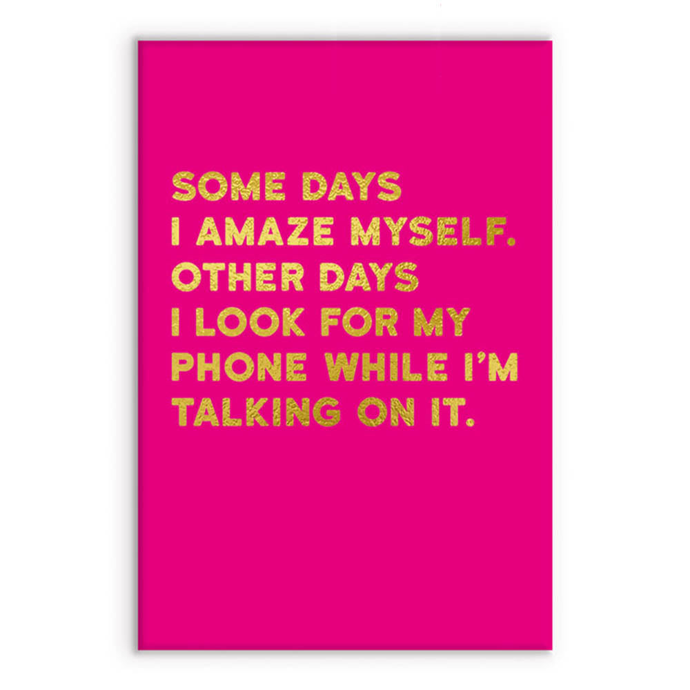 Some Days I Amaze Myself | Funny Magnet | Little Gift | Cracker Filler