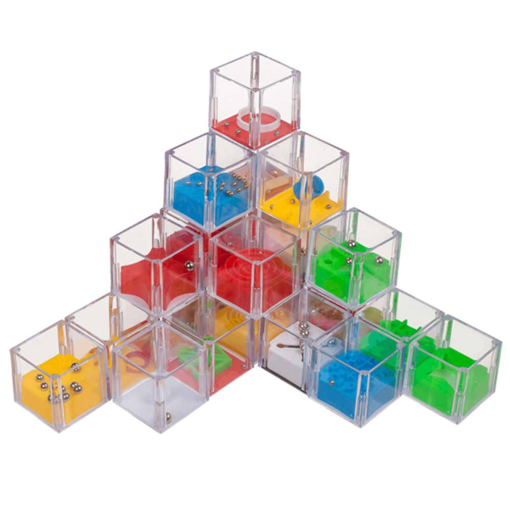 Mini Ball Balance Cube Games | 3.5cm Wide | Little Gift Cracker Filler