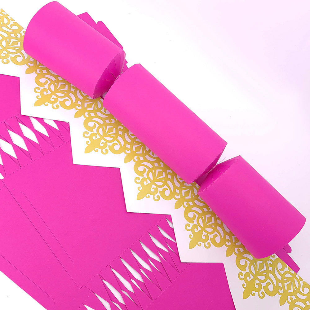 Shocking Pink | Cracker Making DIY Craft Kits | Make Your Own | Eco Recyclable