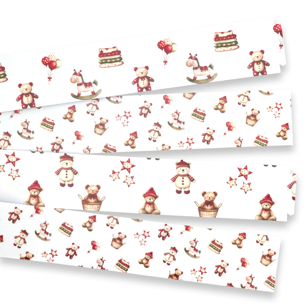 30 Reusable Paper Chains | Baby's First Christmas | No Glue Needed | 2.5m