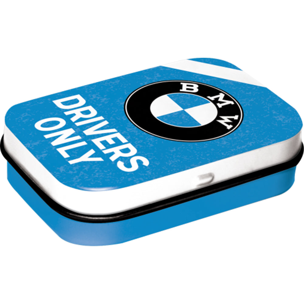 BMW Drivers Only (Blue) | 15g Sugar Free Mint Tin | Cracker Filler | Mini Gift