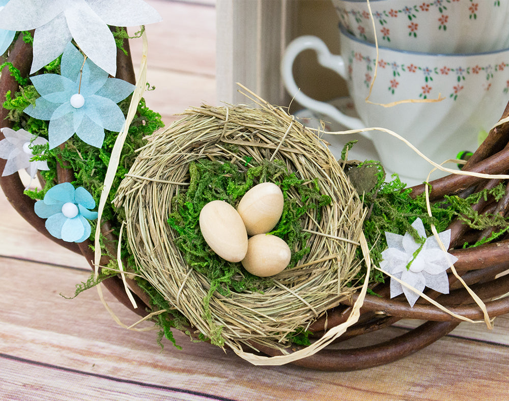 Dark Natural Willow Christmas Wreath Base - 30cm