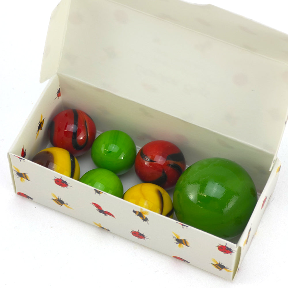 Garden Bugs | Mini Box of Marbles for Kids | Cracker Filler | Party Bag Gift