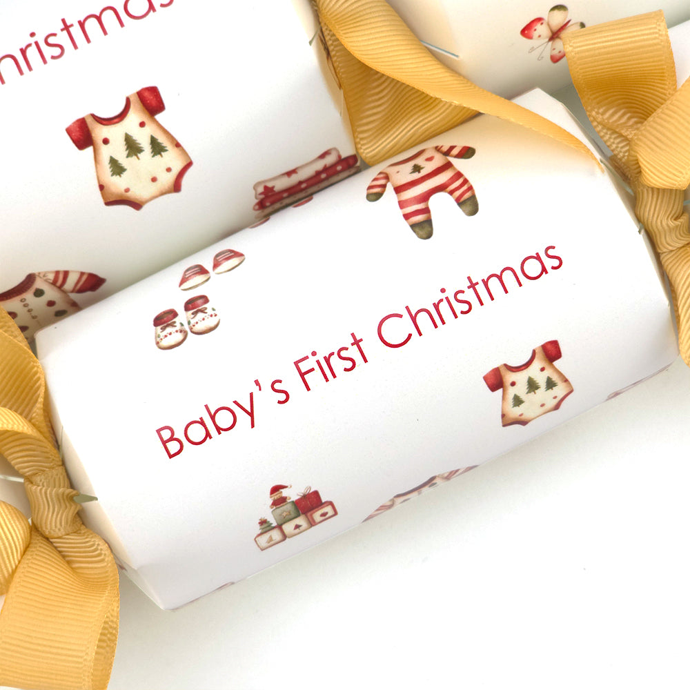 Baby's First Christmas | 4 or 6 Ready to Fill Christmas Crackers | Just Add Gifts
