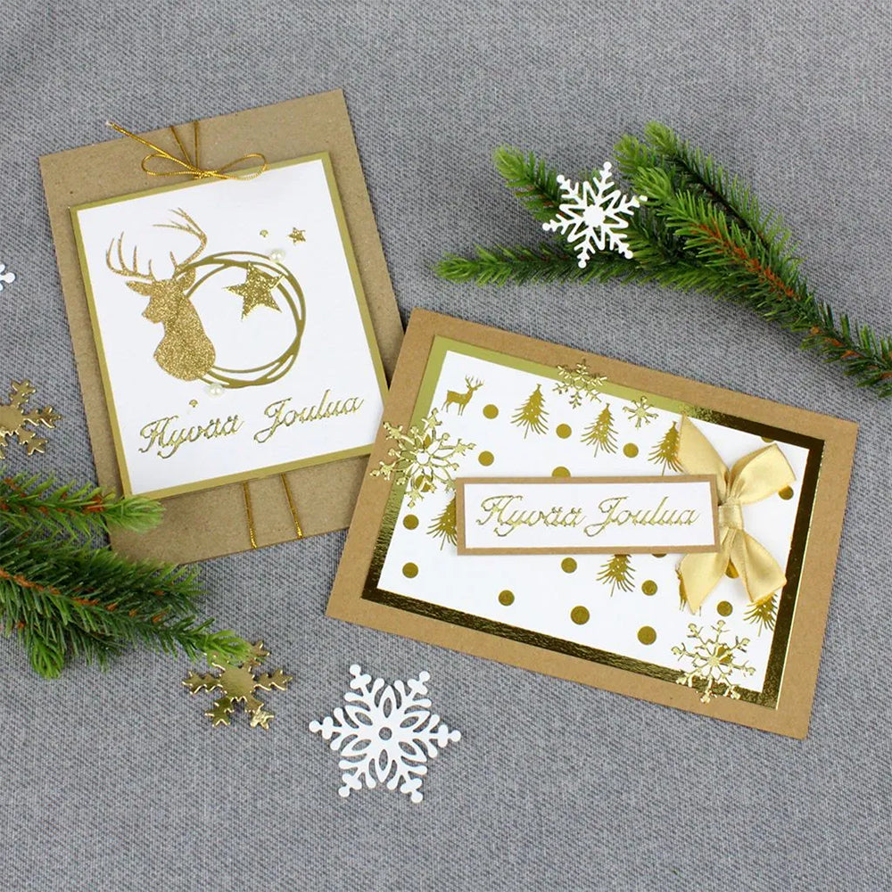 Gold Glitter Star Stickers | 2 Sheets