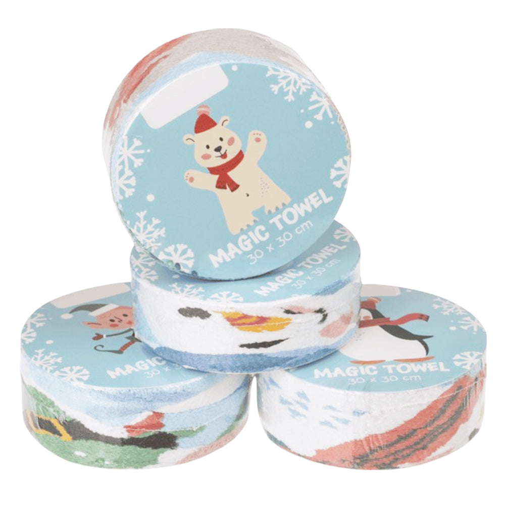 Christmas Characters | Magic Expanding Flannel | Mini Gift | Cracker Filler