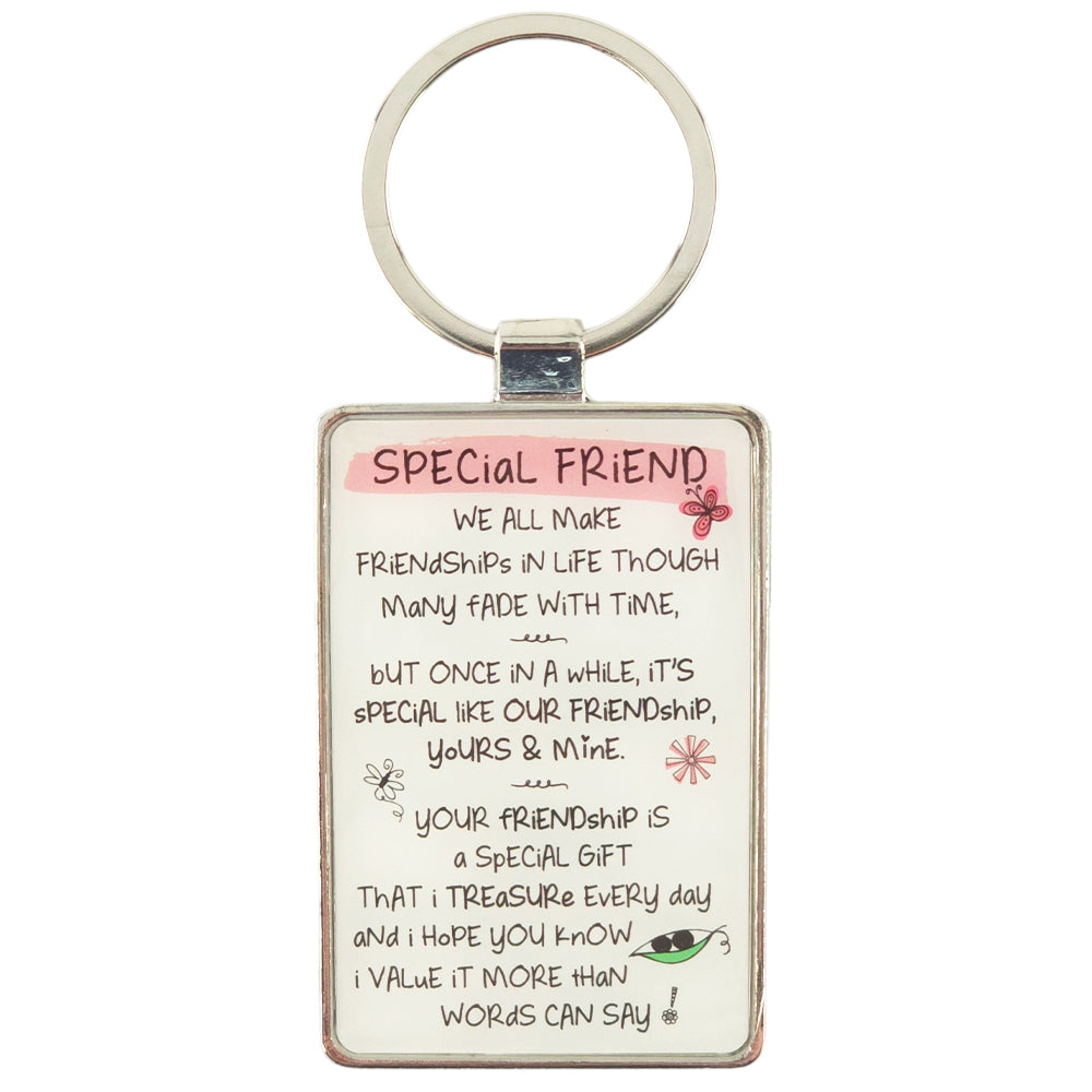 Special Friend Verse | Metal Keyring | Little Gift | Cracker Filler