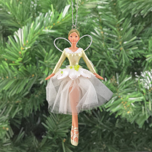 Sage Fairy | Christmas Tree Decoration | 12cm | Gisela Graham | Open Arms