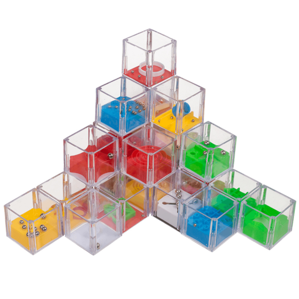 Mini Ball Balance Cube Games | 3.5cm Wide | Little Gift Cracker Filler