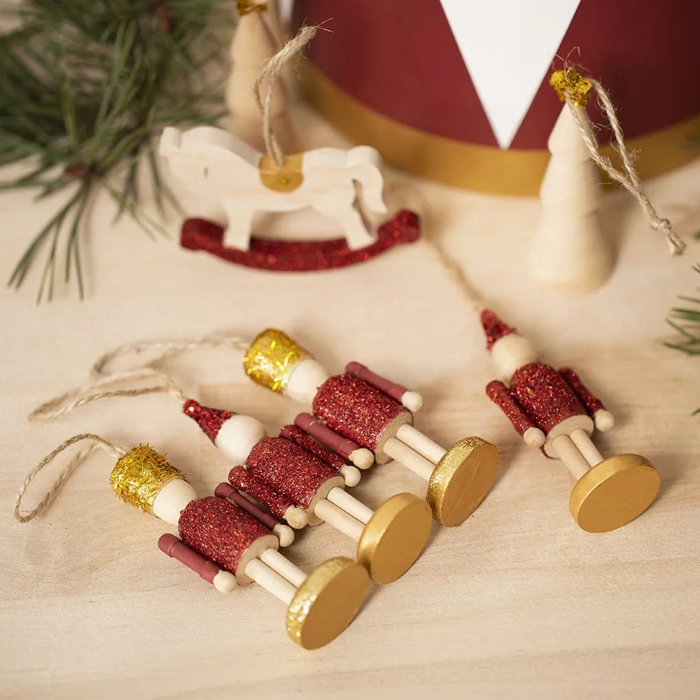 72 Wooden Christmas Ornaments | Tree Decorations | Baubles Craft Base