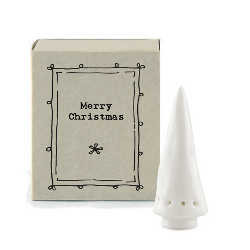 Merry Christmas | Porcelain Christmas Tree | Cracker Filler Gift